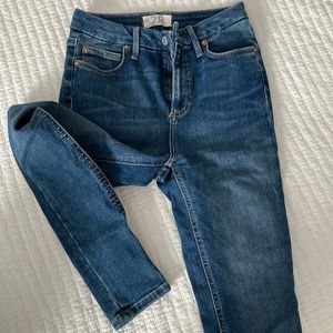 high waisted skinny jeans
